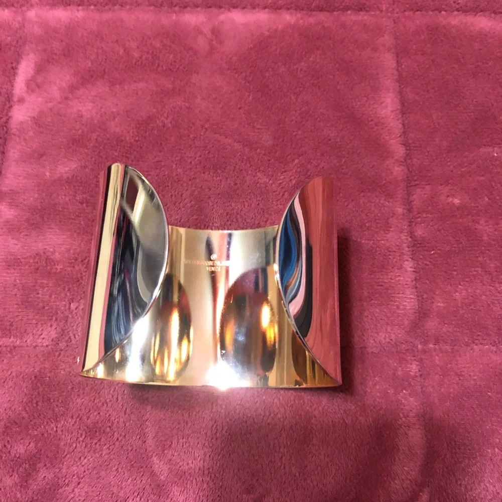 Golden Goose Tose Gold Wide Cuff - Picture 12 of 16